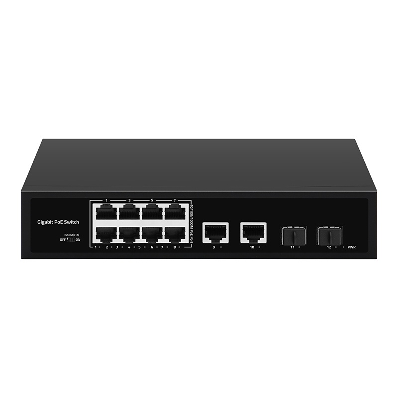 12-Port Gigabit PoE Switch