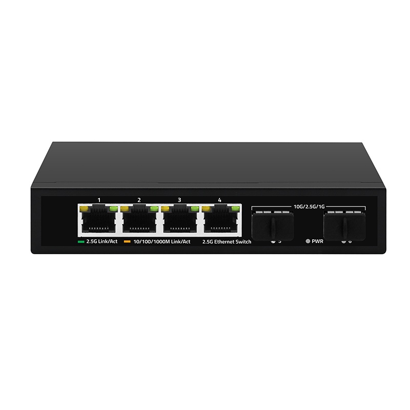 4-Port 2.5G and 2-Port 10G SFP+ Ethernet Switch
