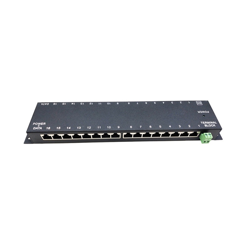 16 ports Gigabit PoE injector