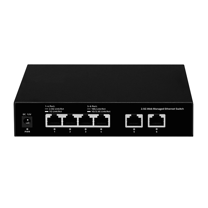 4-Port 2.5G and 2-Port 10G Web Managed Ethernet Switch
