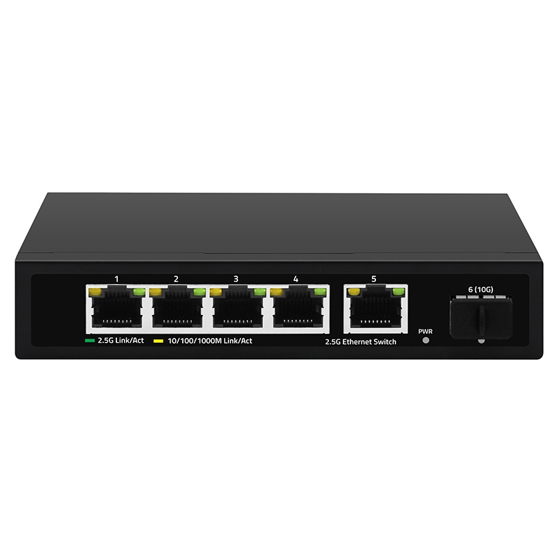 6 Port 10G Uplink 2.5G Ethernet Switch