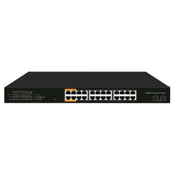 24-Port 2.5G and 2-Port 10G SFP+ Web Managed PoE Switch
